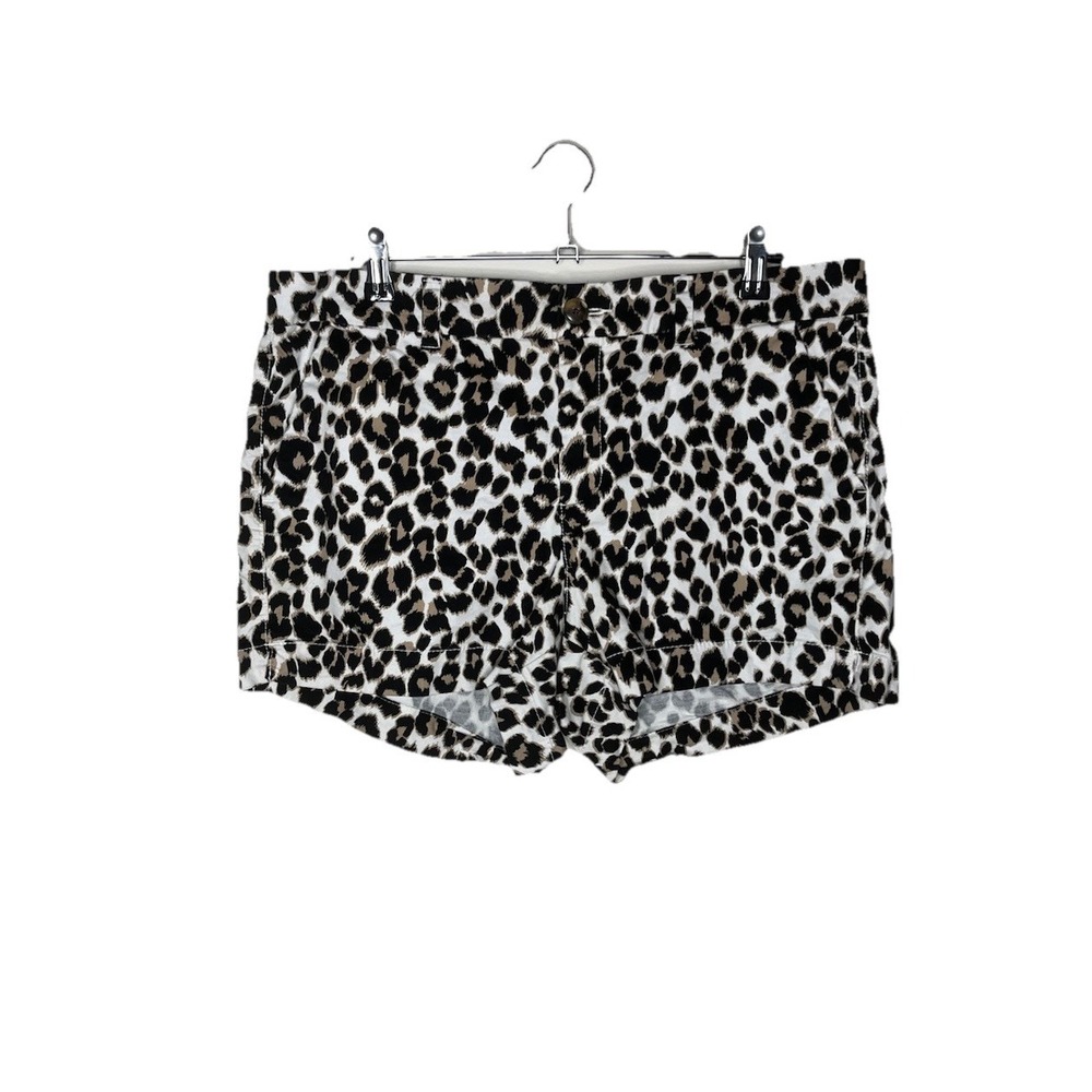 Old‎ Navy Everyday Shorts Womens Size 12 Mid Rise Leopard